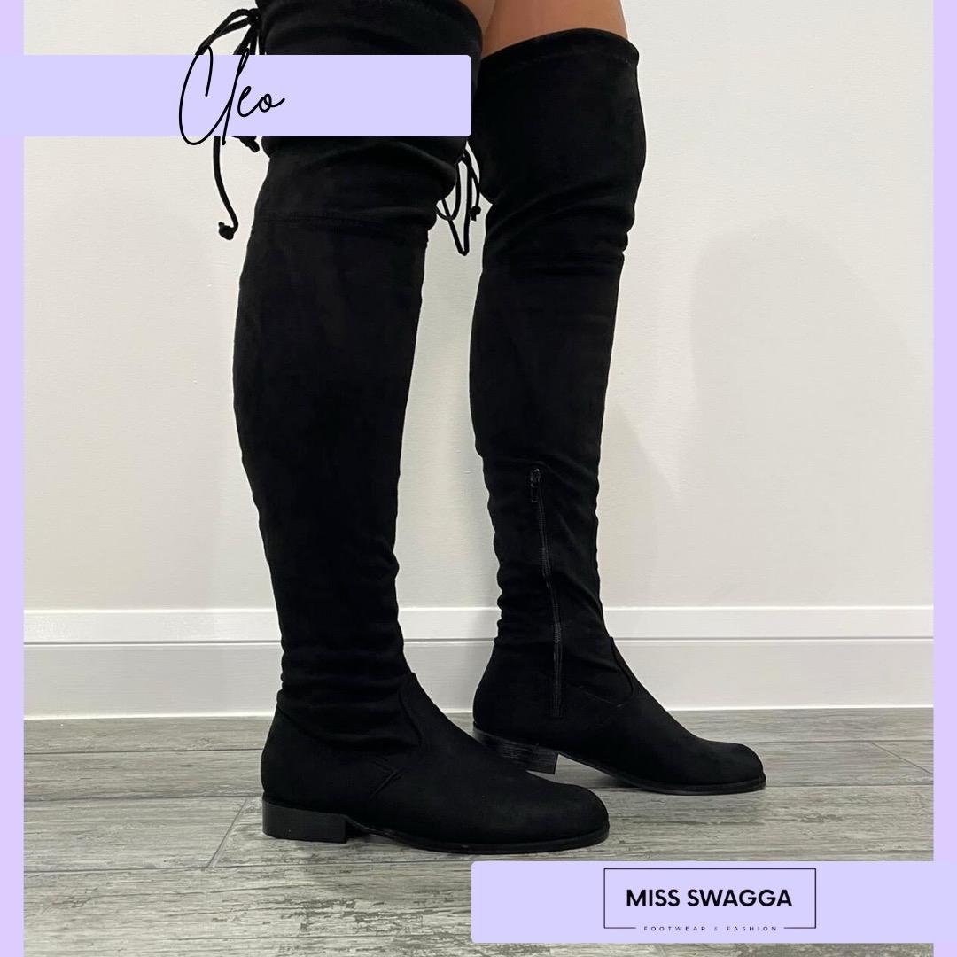 CLEO Long Flat Boot Miss Swagga