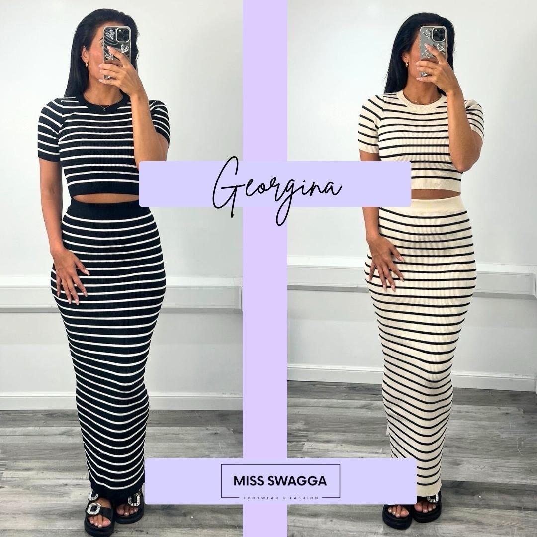 GEORGINA Two Piece Skirt Set