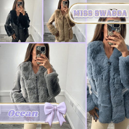 OCEAN Faux Fur Jacket