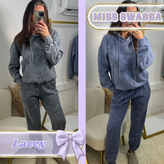 LACEY Acid Wash Tracksuit