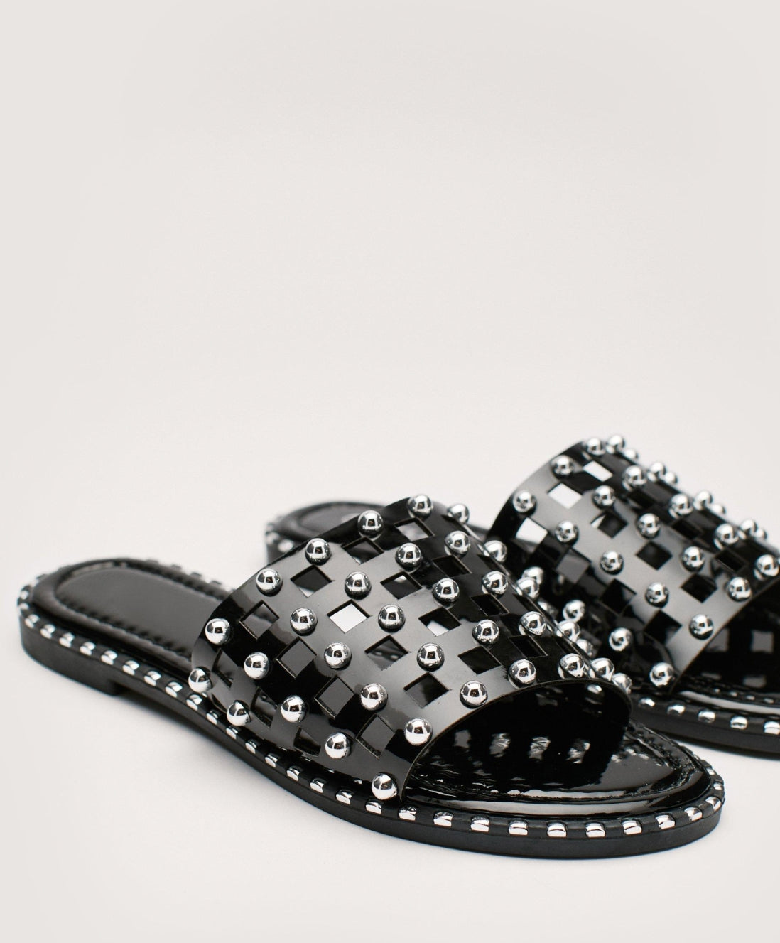 JAMIE Studded Cage Sandal